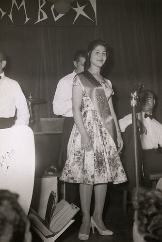 Miss Mokambo & Mokambo Band on Stage, Melbourne, 1960s