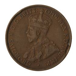 Round bronze coin.