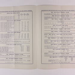 Price List - The Gair Manufacturing Co., Folding Furniture, 1936