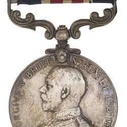 Medal - Military Medal, King George V, 1st Issue, Great Britain, Gunner James Veitch Stewart, circa 1917