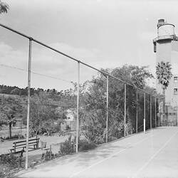 Kodak Australasia Pty Ltd, Kodak Factory Tennis Court & Gardens, Abbotsford, Victoria, circa 1940s