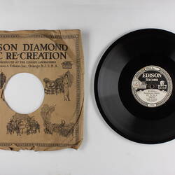 Disc Recording - Edison, Double-Sided, Norwegian Dance, Op. 35 No. 2 & Legende, 1926-1929