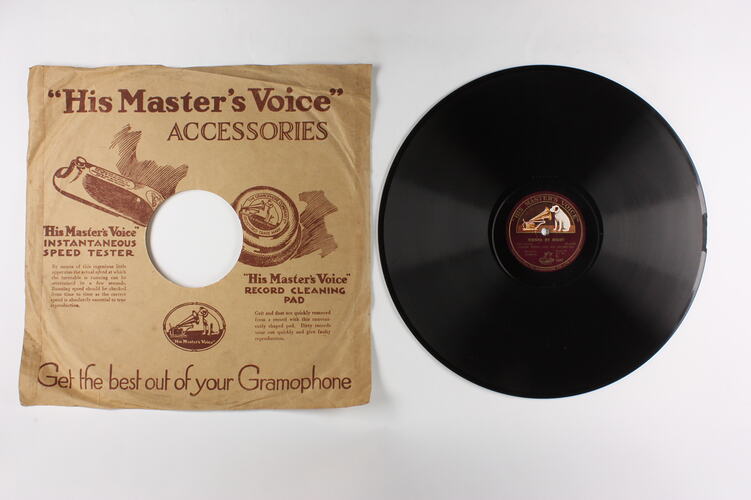 Disc Recording - His Master's Voice, Double-Sided, 'Vienna By Night' & 'Vienna By Night', 1935-1956
