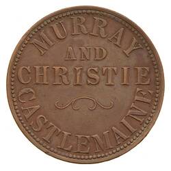 Murray & Christie, Grocers, Castlemaine, Victoria