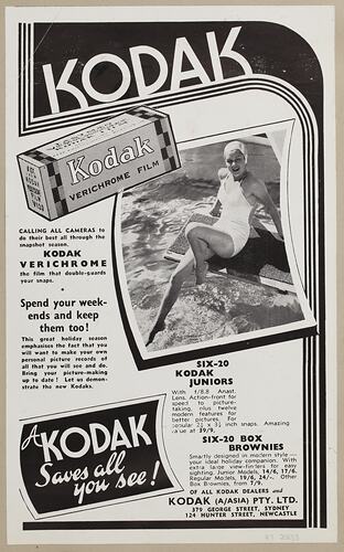 Leaflet - 'A Kodak Saves All You See'