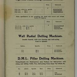 Trade Literature - Bevan & Edwards Pty Ltd, Machine Tools, 1907