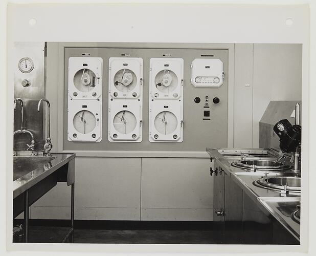 Kodak Australasia Pty Ltd, 'Melting Kettles & Controllers, J.7 West Wing', Coburg, circa 1963