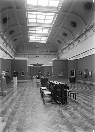 Glass Negative - McArthur Hall, National Gallery of Victoria, Melbourne, circa 1960s