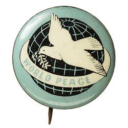 Badge - World Peace, circa 1950