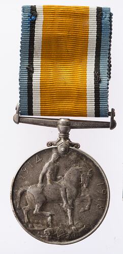 Medal - British War Medal, Great Britain, Private Patrick Joseph Kirwan, 1914-1920 - Reverse