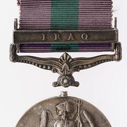 Medal - General Service Medal 1918-1962, King George V, 1st Issue, Great Britain, Dvr. C.J. Cook, 1923 - Reverse