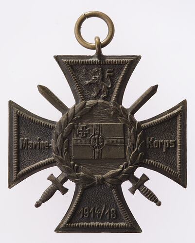 Medal - Navy and Marine Service Cross 1914-1918, Germany, 1921 - Reverse