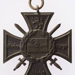 Medal - Navy and Marine Service Cross 1914-1918, Germany, 1921 - Reverse