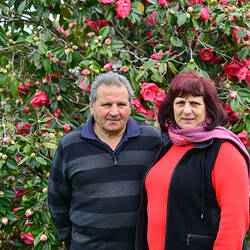 Digital Photograph - Vicki Violi with Husband, Coldstream, Victoria, 11 Aug 2016