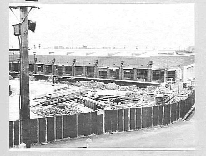 [STP 2] 12 SEP 1955, 3RD SERIES SHOWING PROGRESS MADE ON BUIDINGS FOR VICTORIAN BRANCH SHOWROOMS ETC, 12TH SEPT 1955 (SEE PAGES 142 & 141)