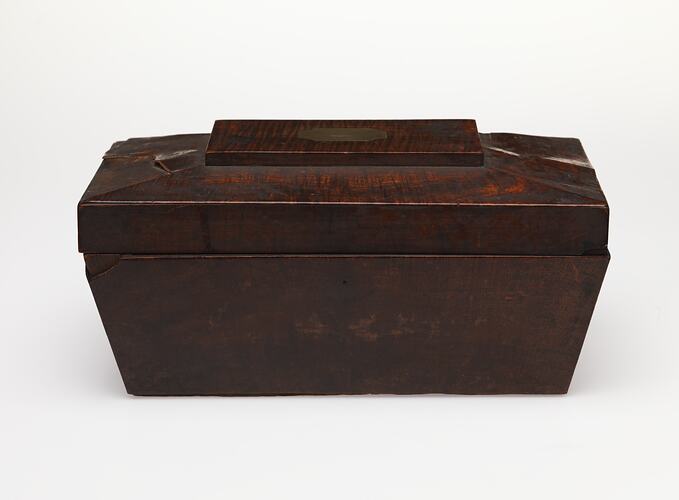 Tea Caddy - James Grove, Lt Governor David Collins, Sullivan Bay, 1803