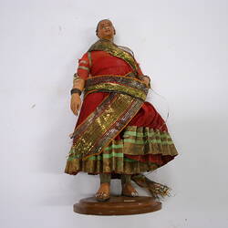 Indian Figure - Nautch Girl, Pune, Clay, circa 1880