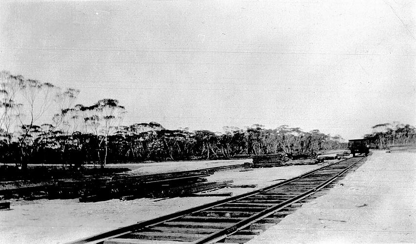 Railway yards, Morkalla, 1932.