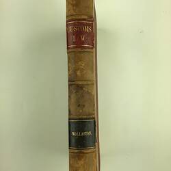 HT 57249, Book - H.N.P. Wollaston, 'Commonwealth of Australia. Customs Law & Regulations', William Brooks & Co. Sydney, 1904 (GOVERNANCE), Document, Registered