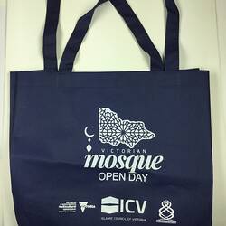 HT 56034, Promotional Bag - Victorian Mosque Open Day, 17 Mar 2019 (RELIGIONS), Object, Registered