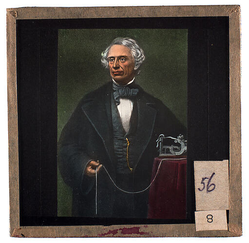 Lantern Slide - Universal Opportunity League, Male Portrait