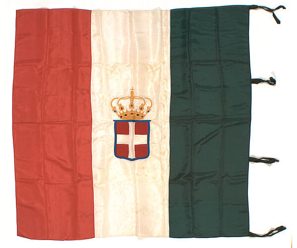 Silk Italian flag