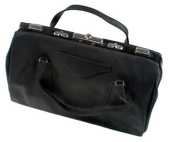 Handbag - Black Leather