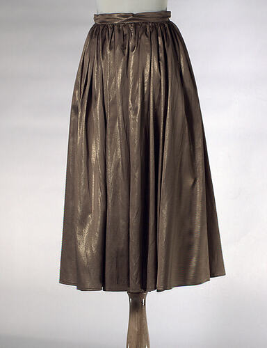 Skirt - Bronze Silk and Lame