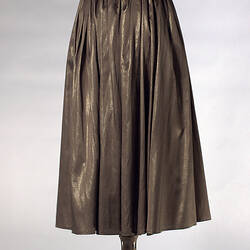 Skirt - Prue Acton, Bronze Silk & Lame, 1980