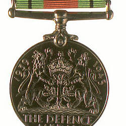 Australia, The Defence Medal 1939 - 1945, Reverse