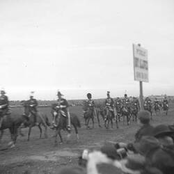 Glass Stereograph Negative - Federation Celebrations, Royal Party, by G.H. Myers, Melbourne, Victoria, 1901