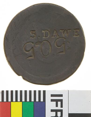 Surcharged British Penny, 1797