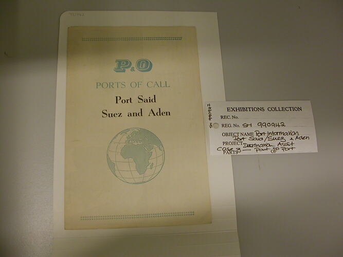 SH 990942 Leaflet P & O Line