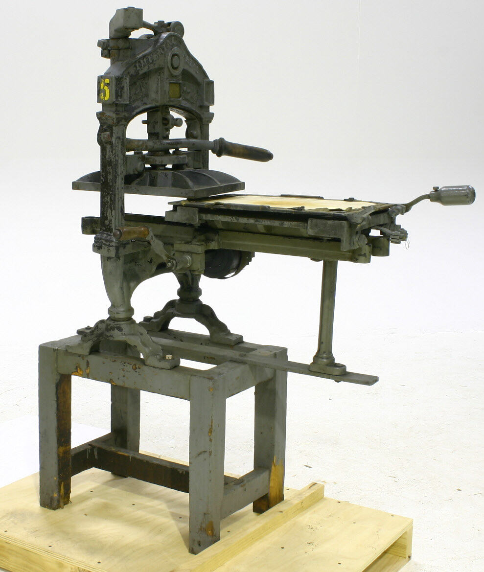 Printing Press - Sherwin, Imperial Letterpress, 1855