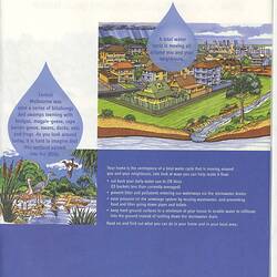 Booklet - 'Turning Blue: Wise ways with water around your home', City of Melbourne, 2004