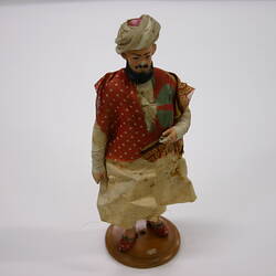 Indian Figure - Mohammedan Gentleman, Clay, circa 1880