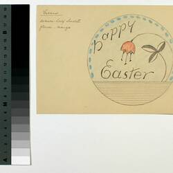 Cake Design - Karl Muffler, 'Happy Easter', 1930s-1950s