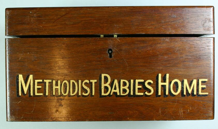 Donation Box - 'Methodist Babies Home', circa 1929