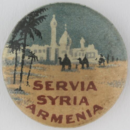 Badge - 'Servia Syria Armenia', World War I