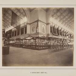British Court, Great Hall, Exhibition Building, 1880-1881
