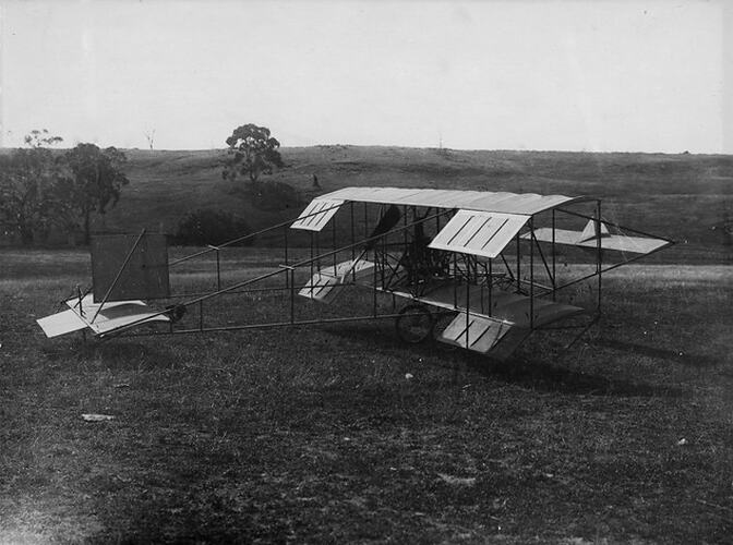 Photograph - Duigan Biplane, Spring Plains, 1910