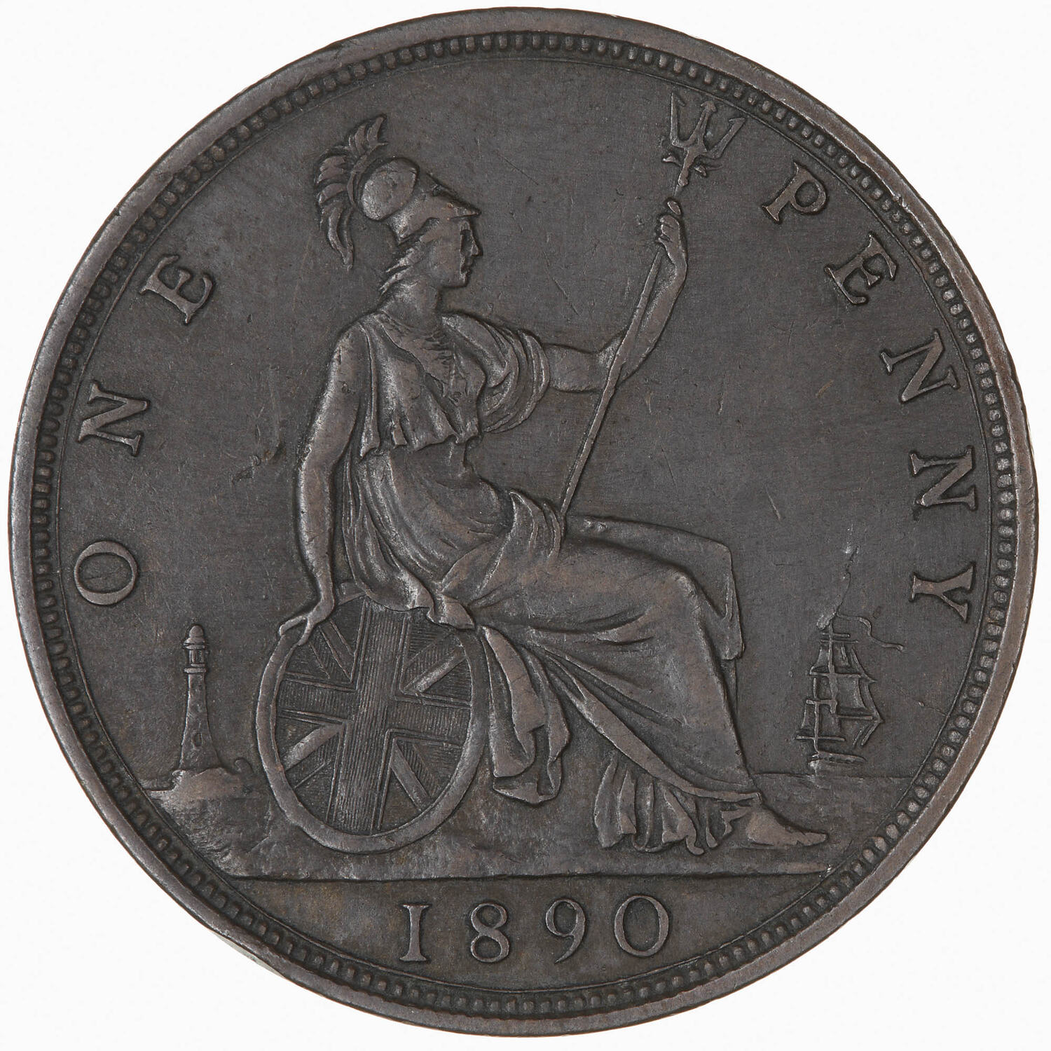 Coin Penny, Queen Victoria, Great Britain, 1890