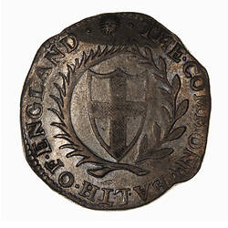 Coin - Halfcrown, Commonwealth of England, Great Britain, 1653 (Obverse)