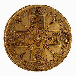 Coin - 2 Guineas, George I, Great Britain, 1726 (Reverse)