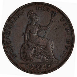 Coin - Farthing, George IV, Great Britain, 1826 (Reverse)