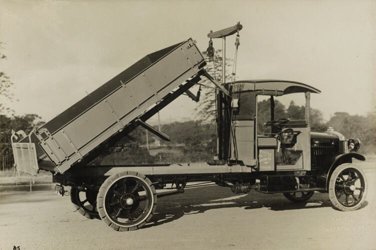 Photograph - Brockway Motors Ltd, Brockway Tipping Truck, Sydney, New South Wales, circa 1920