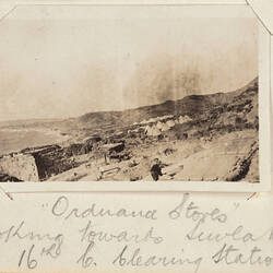Photograph - 'Ordnance Stores', Gallipoli, Turkey, Private John Lord, World War I, 1915