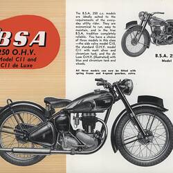 BSA Motor Cycles 1951