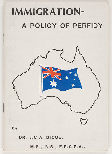 Booklet - Immigration: A Policy of Perfidy