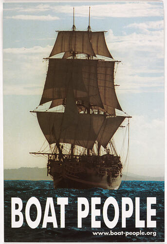 Postcard - Boat People